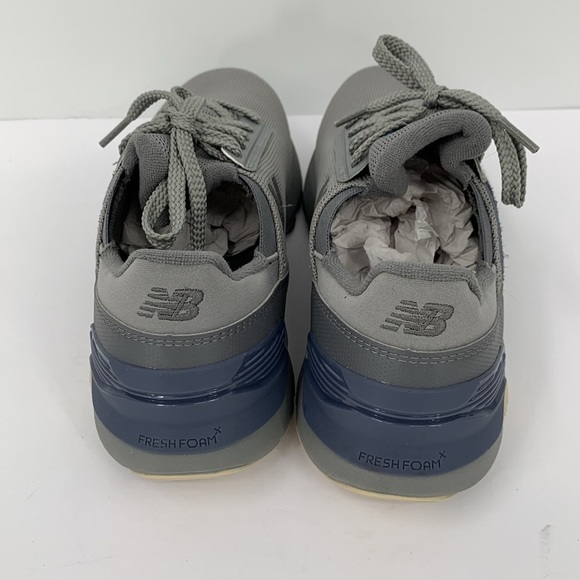 New Balance Fresh Foam 1440 running shoe sneaker gray tie mesh navy men 8.5 main image 5